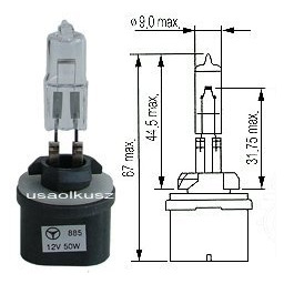 Żarówka halogenu Chevrolet Blazer 50W