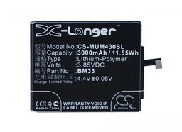 Xiaomi M4i / BM33 3000mAh 11.55Wh Li-Polymer 3.85V