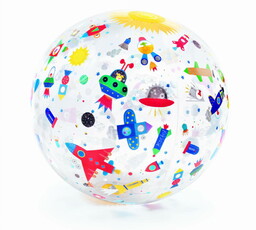 Barwna nadmuchiwana piłka plażowa Kosmos DJ00172-Djeco