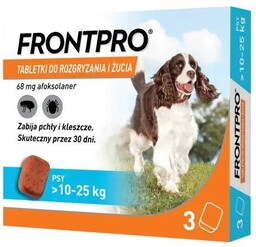 FRONTPRO DOG L tabletki na pchły i kleszcze