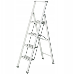 Aluminiowa drabina, 4-stopniowa, Wenko
