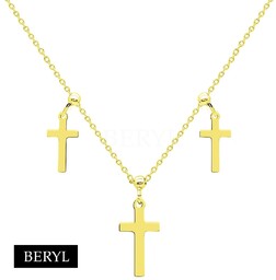 Naszyjnik CHOKER srebro925 KRZYŻE