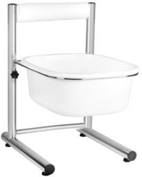 Brodzik Do Pedicure Z Regulowaną Wysokością Chrom