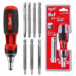 Uniwersalny wkrętak z grzechotką 9w1 Milwaukee 4932471598