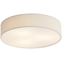 Nowoczesna lampa sufitowa biała z aksamitnym abażurem 46