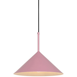 Designerska lampa wisząca różowa - Triangolo
