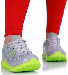 Lekkie damskie buty sportowe L.Grey-Green szare