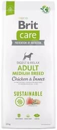 BRIT Care Sustainable Adult Medium Breed z kurczakiem