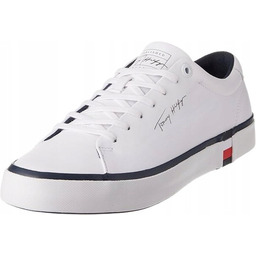TOMMY HILFIGER MODERN VULC TRAMPKI MĘSKIE BIAŁE SZNUROWANE
