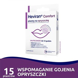 Heviran Comfort Plastry na opryszczkę,15szt.