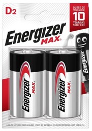 Energizer BATERIA MAX D LR20. 2 szt. Opakowanie