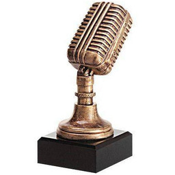 Figurka Statuetka Muzyka Muzyczna Mikrofon +Grawer