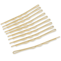 WSUWKI DO WŁOSÓW BEŻOWE 10 SZT. kolor beżowy