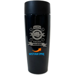 Złota rączka (imię) - kubek termiczny z grawerem
