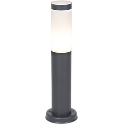Antracytowa lampa słupkowa 45 cm IP44 - Rox