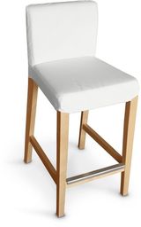 Pokrowiec na krzesło barowe Henriksdal krótki, biały, krzesło