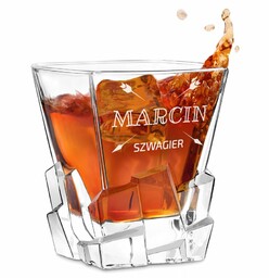 Szklanka do whisky z grawerem dla szwagra
