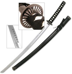 MIECZ KATANA PRAWDZIWY MIECZ SAMURAJSKI WYKONANY ZE STALI