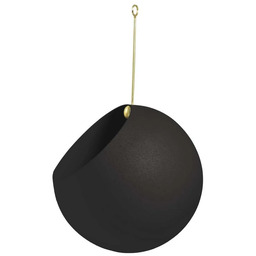 AYTM - Globe Doniczka Ø17xH28 Black/Gold