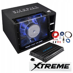 Subwoofer Hifonics MXZ-12BP 1000W GPX3300.1 RX35KIT wlepki Xtreme