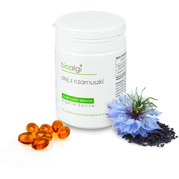bioalgi, Olej z czarnuszki, Suplement diety, 200 kaps.