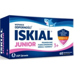 Iskial Junior Kapsułki Do Żucia Cytrynowy 30 szt.