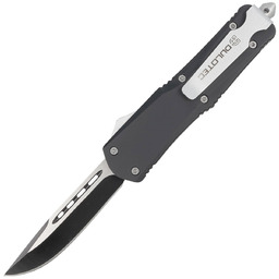 Nóż automatyczny Dulotec OTF Black Aluminium, Two-Tone Finish