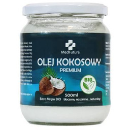 Medfuture Olej Kokosowy Extra Virgin nierafinowany, 500 ml
