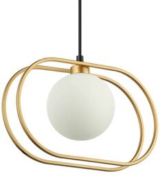 Nowoczesna LAMPA wisząca GROSETTA PND-53423-1-GD Italux owalny zwis