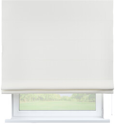 Roleta rzymska Capri, biały, Cotton Panama