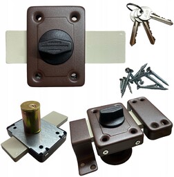 Zamek nawierzchniowy do drzwi zasuwa Gama 140 mm