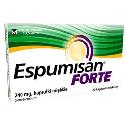 Espumisan Forte 240 mg, 20 kapsułek miękkich ->
