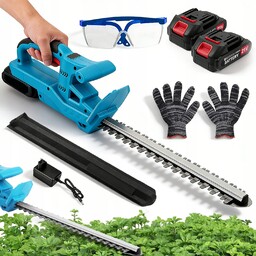 Nożyce Elektryczne Do Żywopłotu Krzewów Gałęzi Sekator Zestaw
