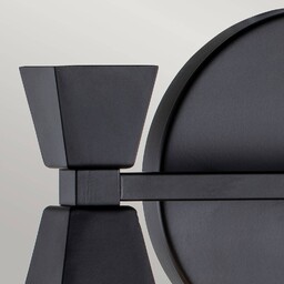 Elstead Kinkiet Bowtie, możliwość ściemniania, czarny, metal, nowoczesny