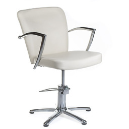 Fotel Fryzjerski Livio Kremowy Bh-8173