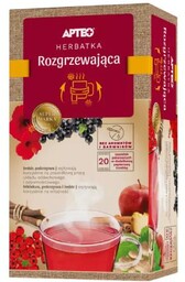 Herbatka rozgrzewająca z imbirem APTEO, 20 saszetek