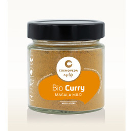 Ajuwerdyjska łagodna przyprawa Curry Masala BIO 80g Cosmoveda