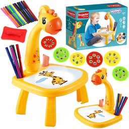 WOOPIE Tablica do Rysowania Projektor Żyrafa + Flamastry