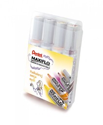 Markery Suchościeralne Do Tablic Pentel Maxiflo 4 Kolory