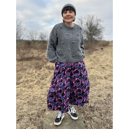 Pakamera Wiskozowe kuloty w kwiaty