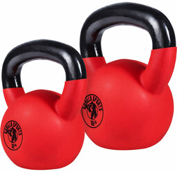 Zestaw 12kg + 16kg kettlebell Gorilla Sports kettle