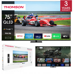 Telewizor Smart Tv Qled 75" Thomson Google 4K