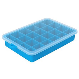 DIMERO Foremka do lodu Cleanbottle Niebieski 24 kostki