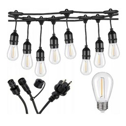 Girlanda ogrodowa 230V 20 LED 20m 1W łańcuch
