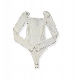 Białe body damskie na długi rękaw Abercrombie &
