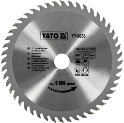 Yato TARCZA WIDIOWA 160X48TX20 MM YT-6058