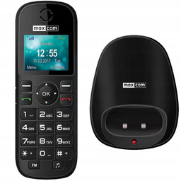Telefon Stacjonarny Na Kartę Sim Maxcom MM35D Baza