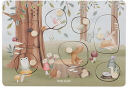 Puzzle dźwiękowe Forest Friends, Little Dutch