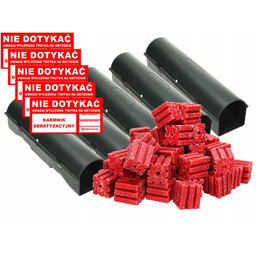 5X Karmnik Stacja Deratyzacyjna Na Trutkę 1KG Trutka