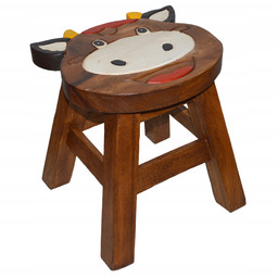 Drewniay Taboret stołek dla dziecka drewno akacjowe tekowe
